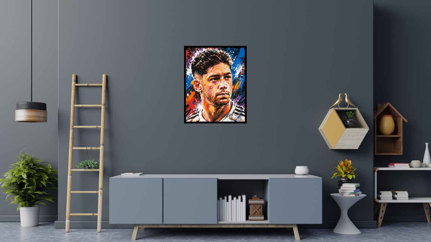 Federico Valverde Urban Pop - Brick Art Mosaic Kit 4x5 large