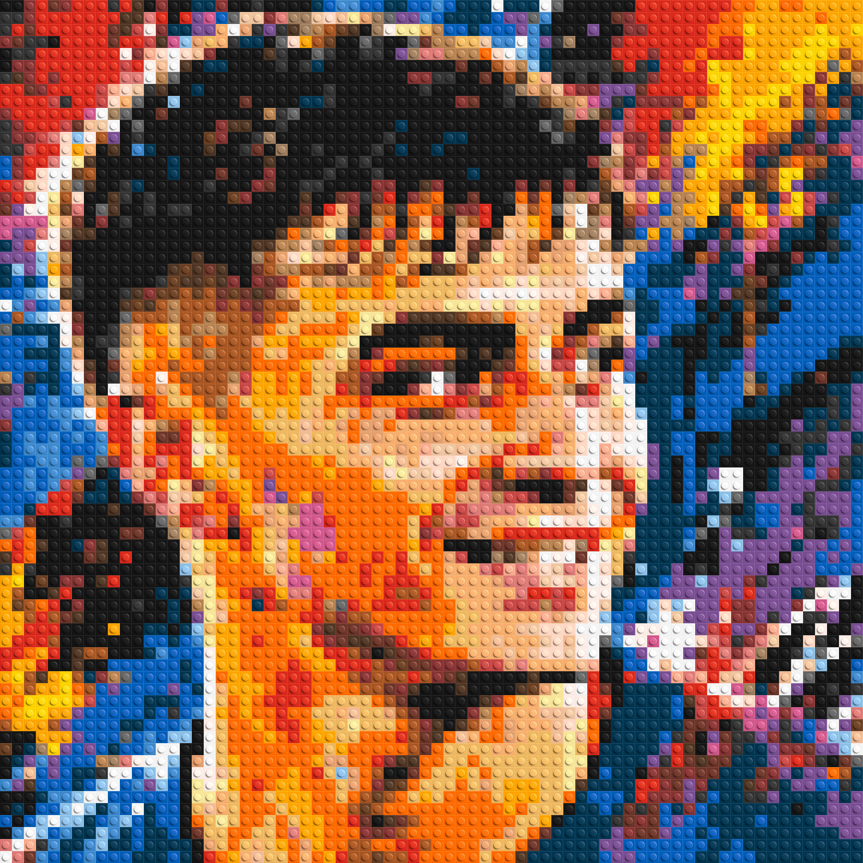 Pedri Urban Pop - Brick Art Mosaic Kit 3x3 large