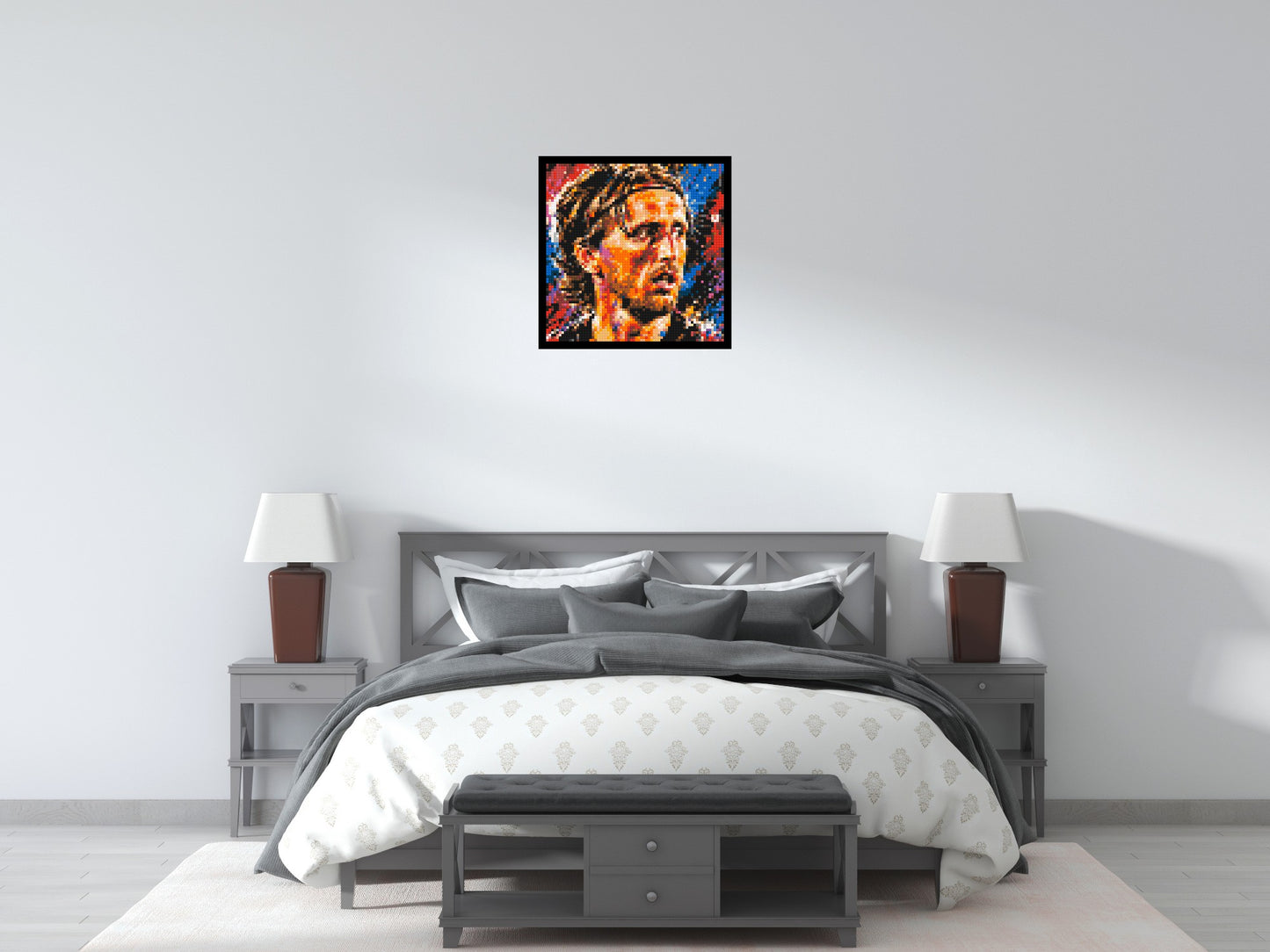 Luka Modrić Urban Pop - Brick Art Mosaic Kit 3x3 large