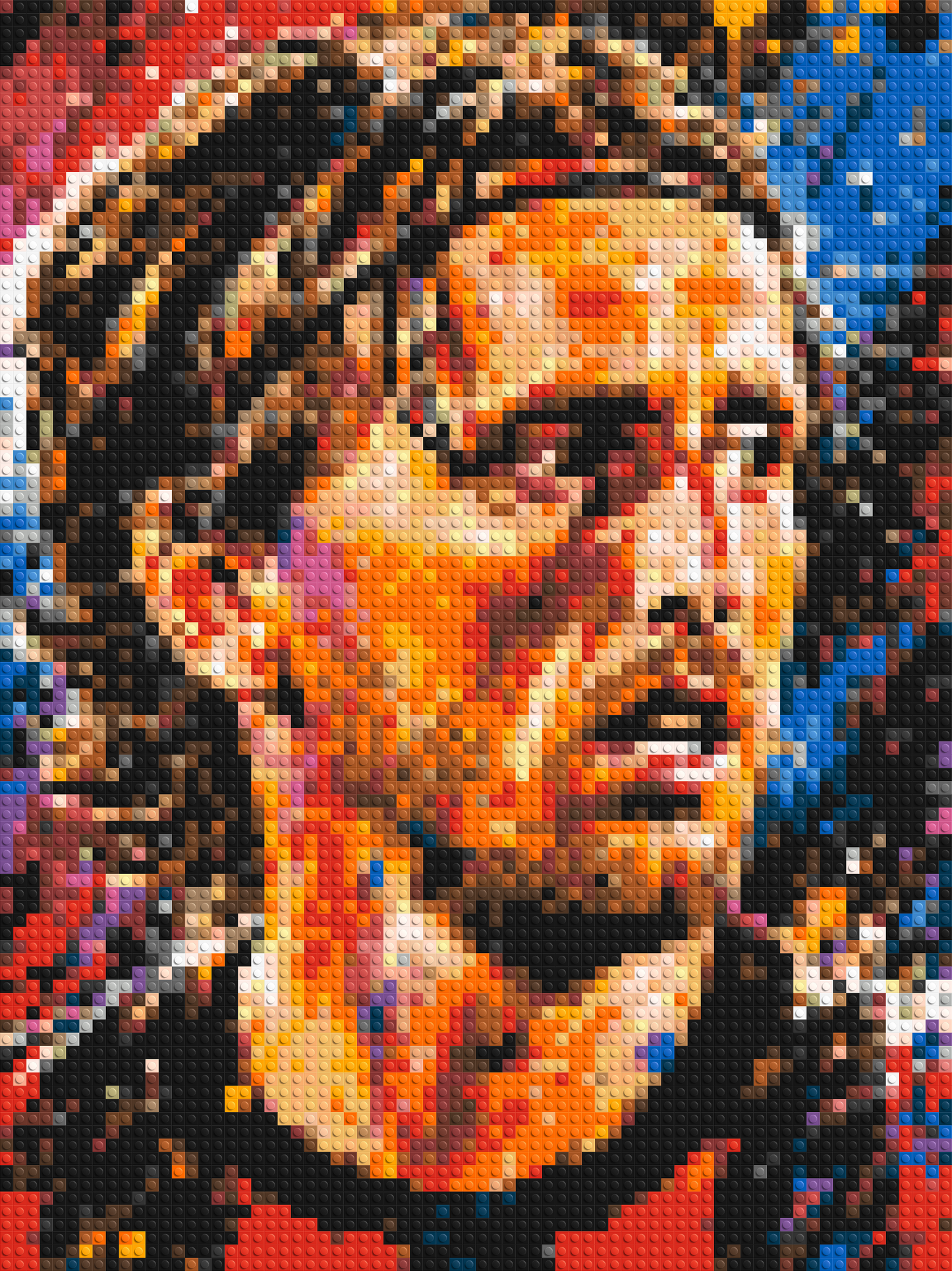 Luka Modrić Urban Pop - Brick Art Mosaic Kit 3x4 large