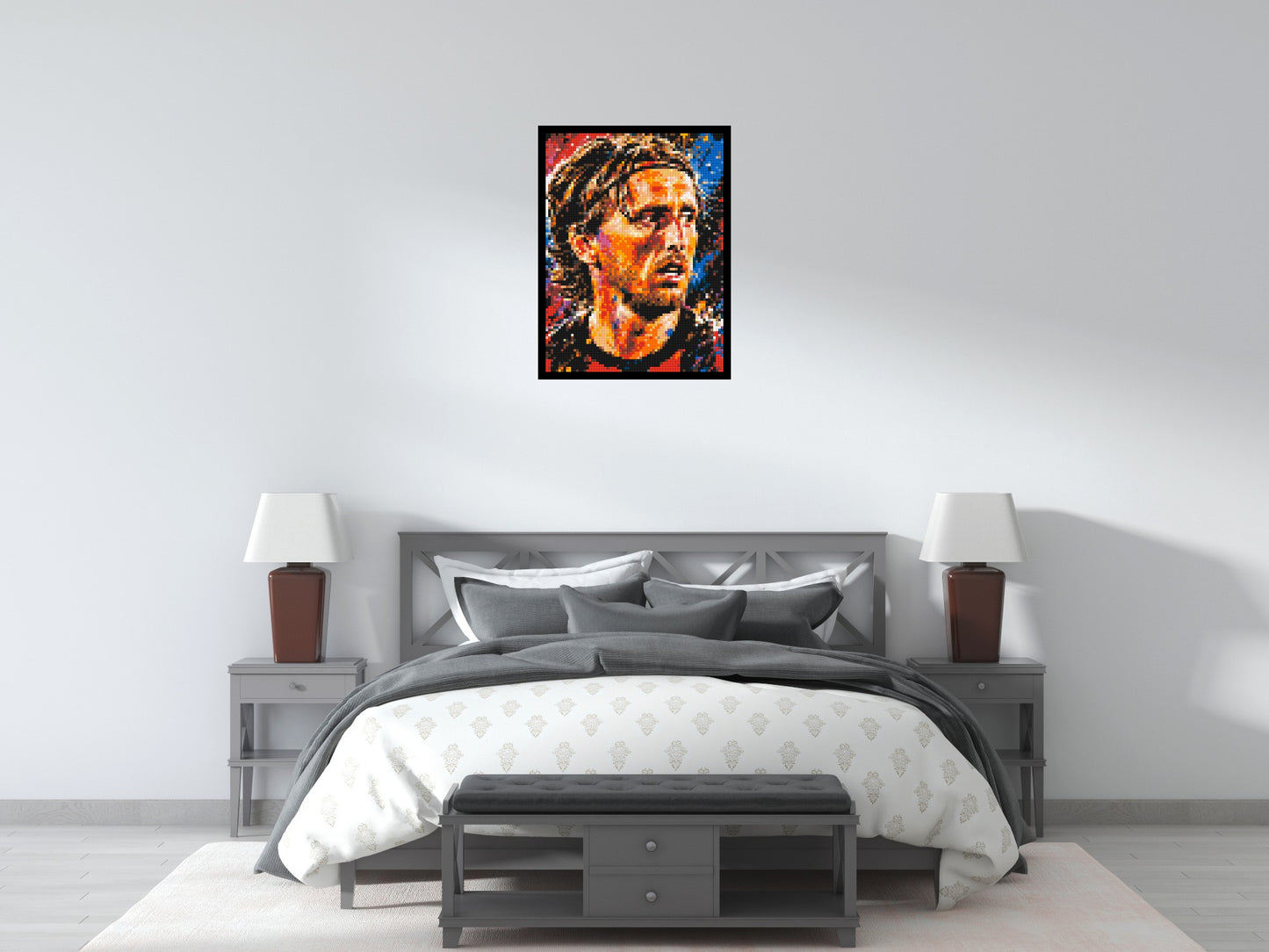 Luka Modrić Urban Pop - Brick Art Mosaic Kit 3x4 large