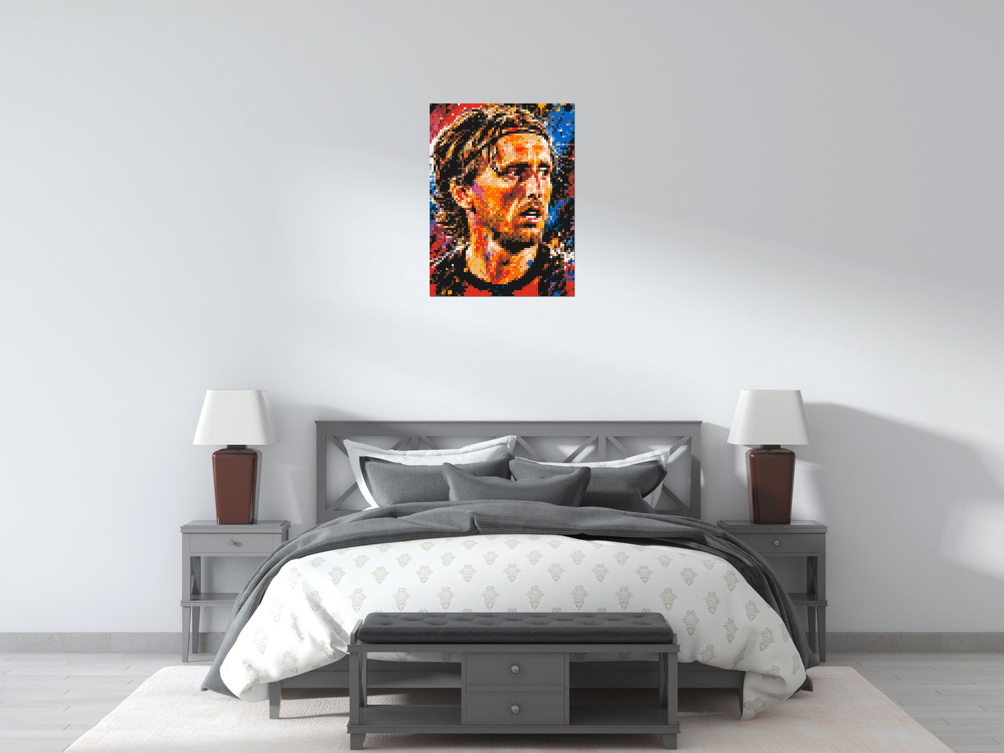 Luka Modrić Urban Pop - Brick Art Mosaic Kit 3x4 large