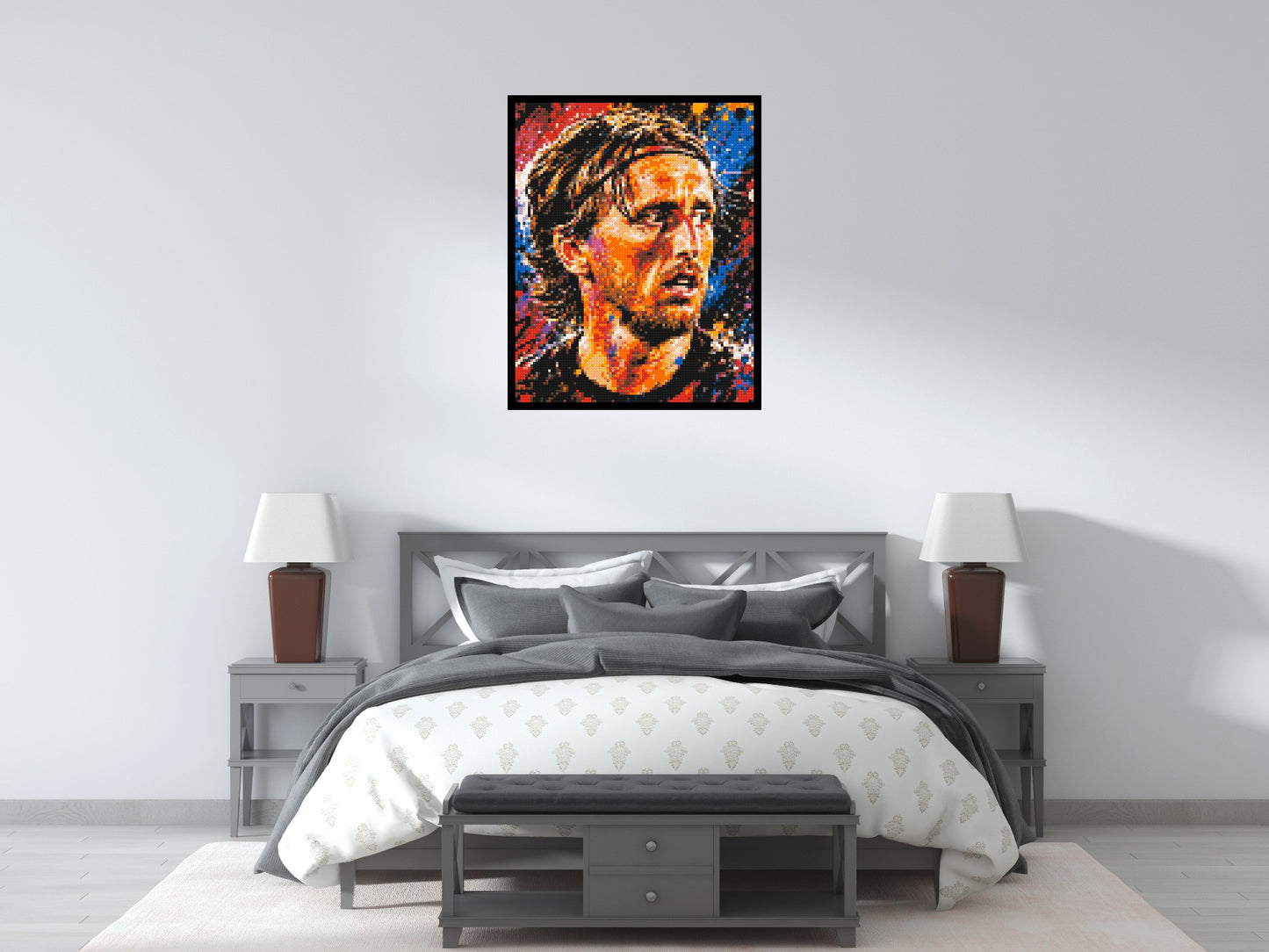 Luka Modrić Urban Pop - Brick Art Mosaic Kit 4x5 large
