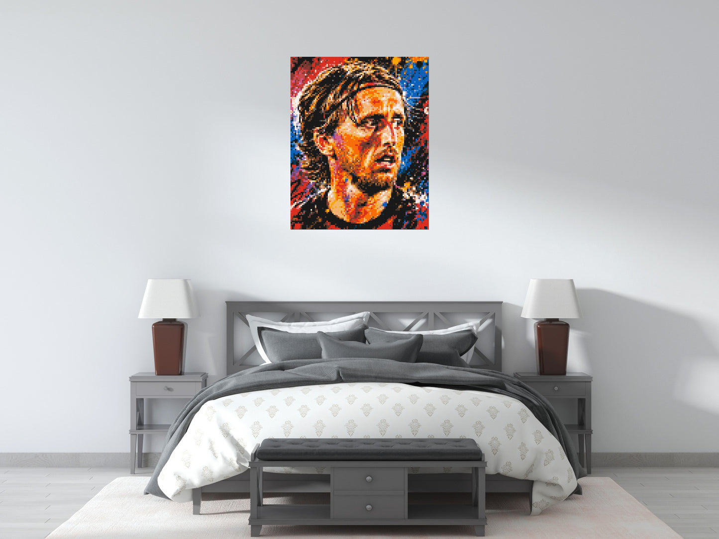 Luka Modrić Urban Pop - Brick Art Mosaic Kit 4x5 large