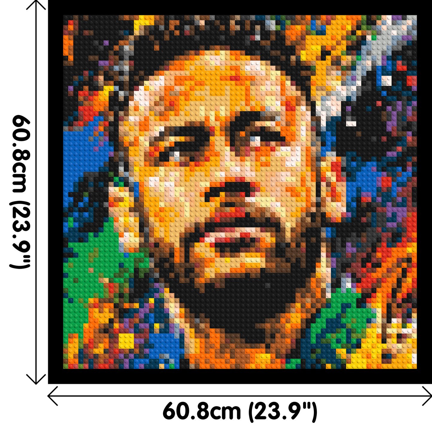 Neymar Urban Pop - Brick Art Mosaic Kit 3x3 large