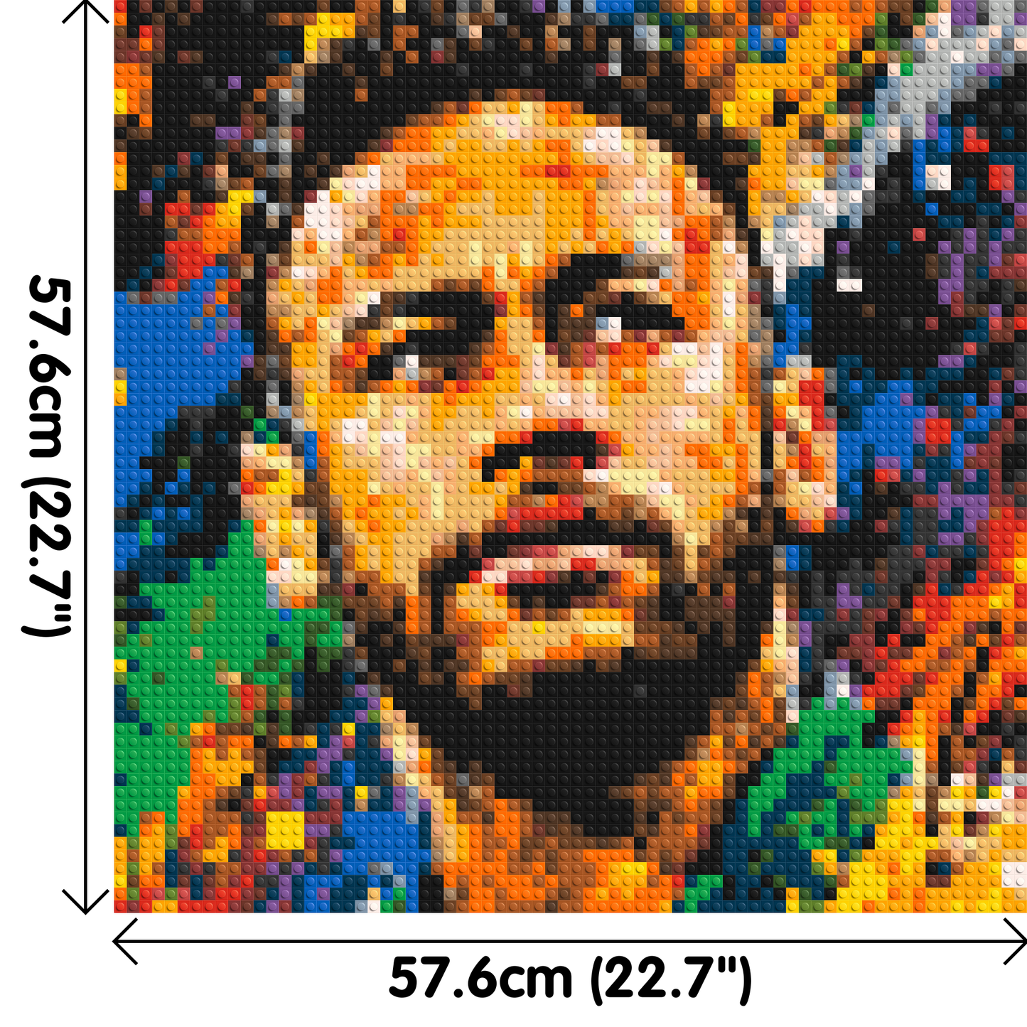 Neymar Urban Pop - Brick Art Mosaic Kit 3x3 large