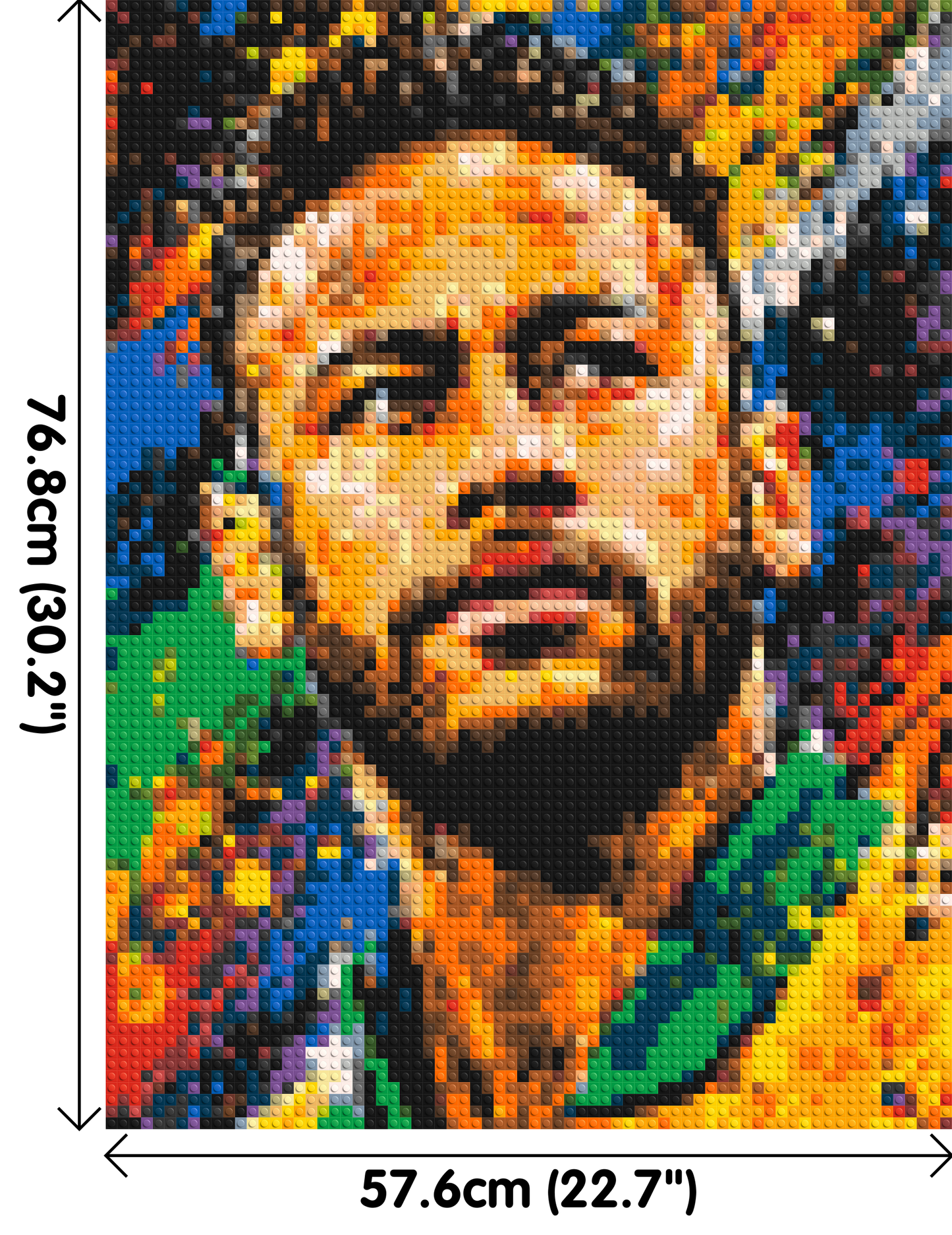 Neymar Urban Pop - Brick Art Mosaic Kit 3x4 large