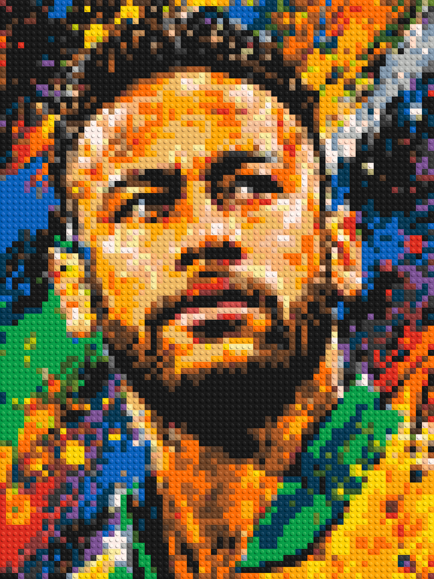 Neymar Urban Pop - Brick Art Mosaic Kit 3x4 large