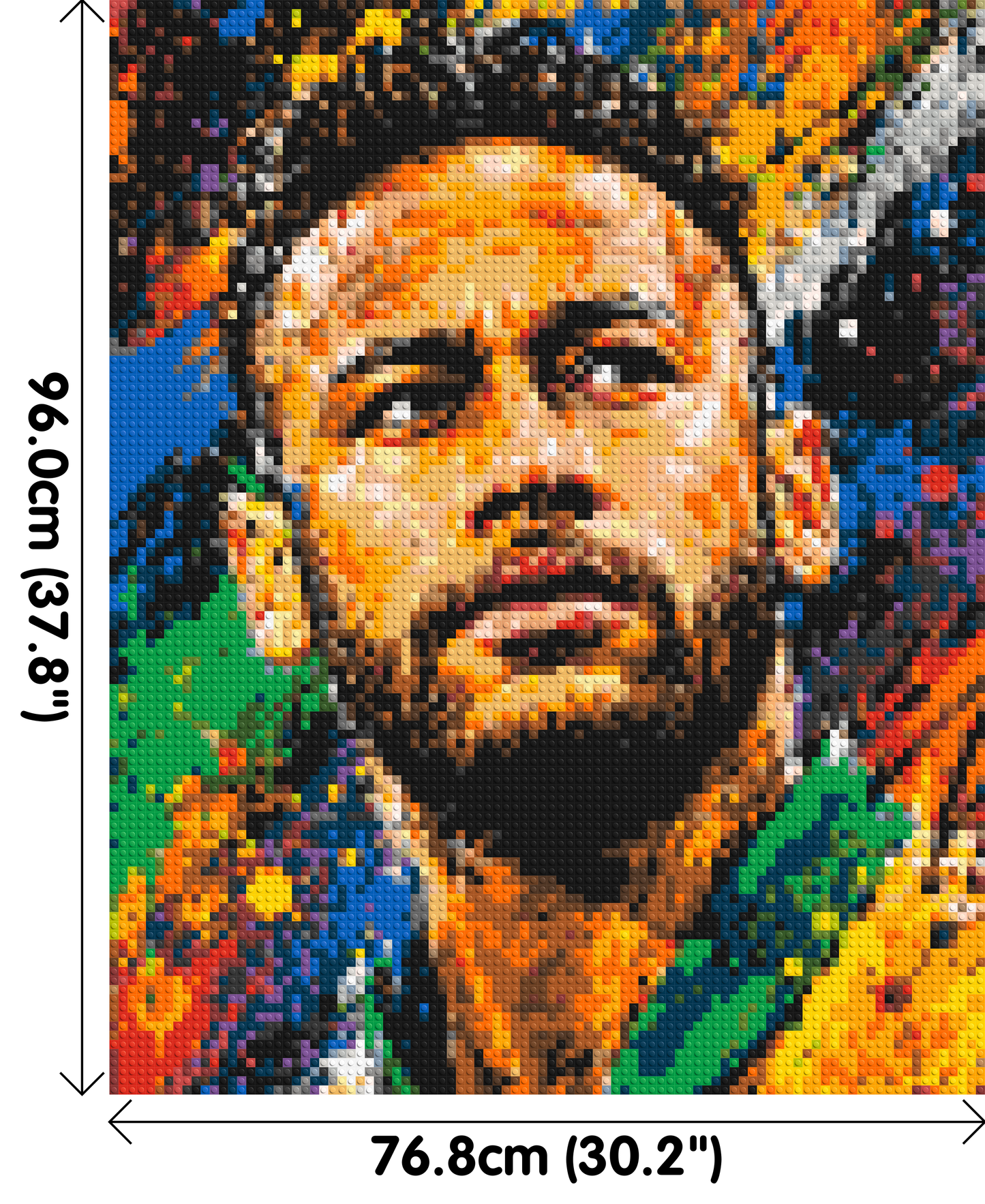 Neymar Urban Pop - Brick Art Mosaic Kit 4x5 large