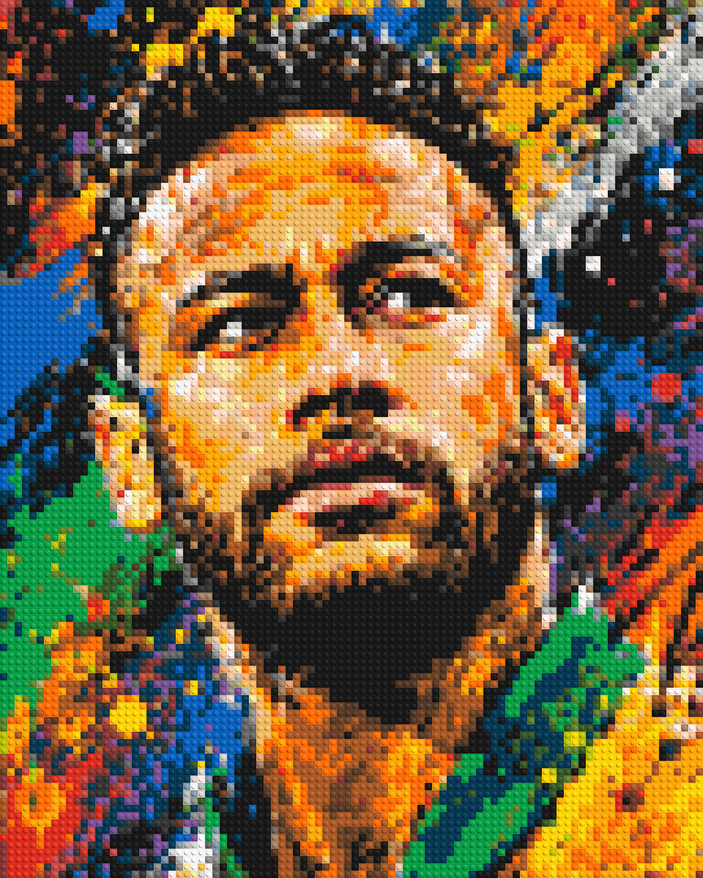 Neymar Urban Pop - Brick Art Mosaic Kit 4x5 large