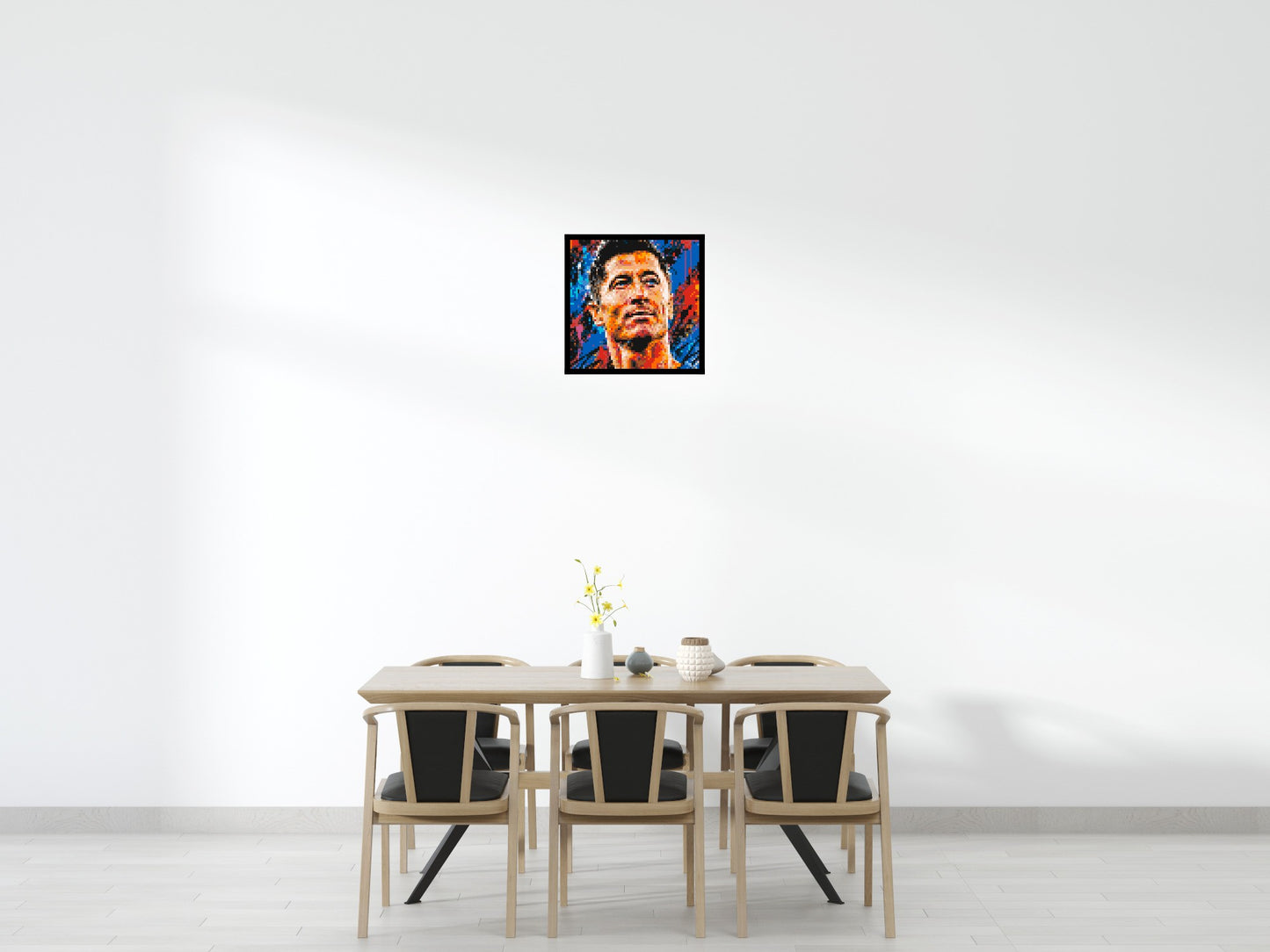 Robert Lewandowski Urban Pop - Brick Art Mosaic Kit 3x3 large