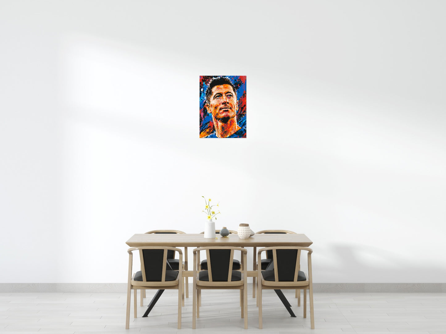 Robert Lewandowski Urban Pop - Brick Art Mosaic Kit 3x4 large