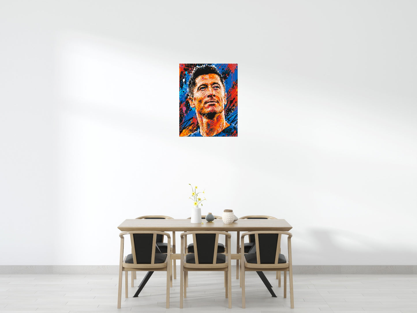Robert Lewandowski Urban Pop - Brick Art Mosaic Kit 4x5 large
