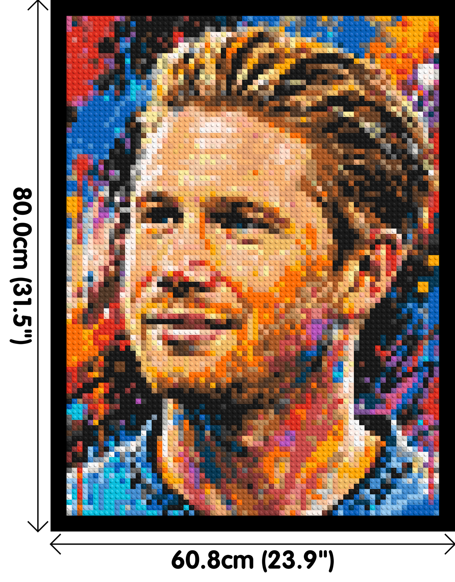 Kevin De Bruyne Urban Pop - Brick Art Mosaic Kit 3x4 large