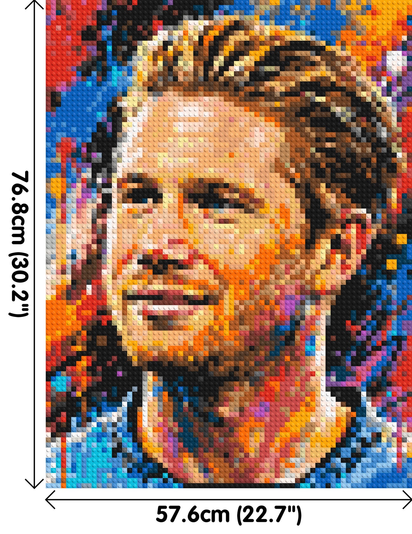 Kevin De Bruyne Urban Pop - Brick Art Mosaic Kit 3x4 large