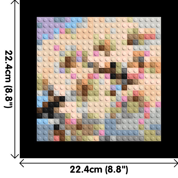 Cherry Blossom – A Moment of Fleeting Light by Joséphine Machalani - Brick Art Mosaic Kit 1x1 large