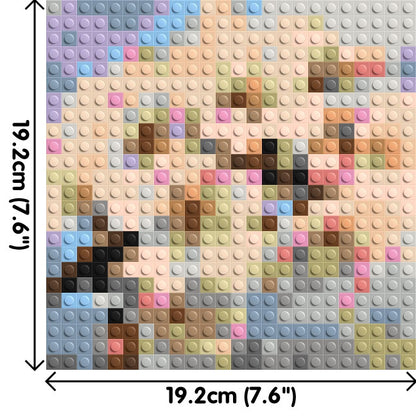 Cherry Blossom – A Moment of Fleeting Light by Joséphine Machalani - Brick Art Mosaic Kit 1x1 large