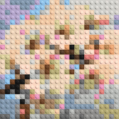 Cherry Blossom – A Moment of Fleeting Light by Joséphine Machalani - Brick Art Mosaic Kit 1x1 large