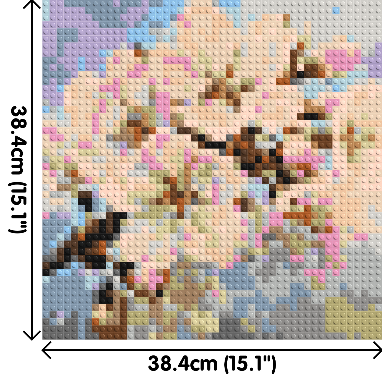 Cherry Blossom – A Moment of Fleeting Light by Joséphine Machalani - Brick Art Mosaic Kit 2x2 large