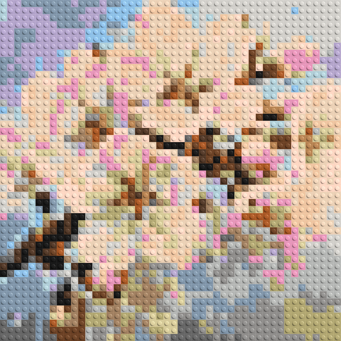 Cherry Blossom – A Moment of Fleeting Light by Joséphine Machalani - Brick Art Mosaic Kit 2x2 large