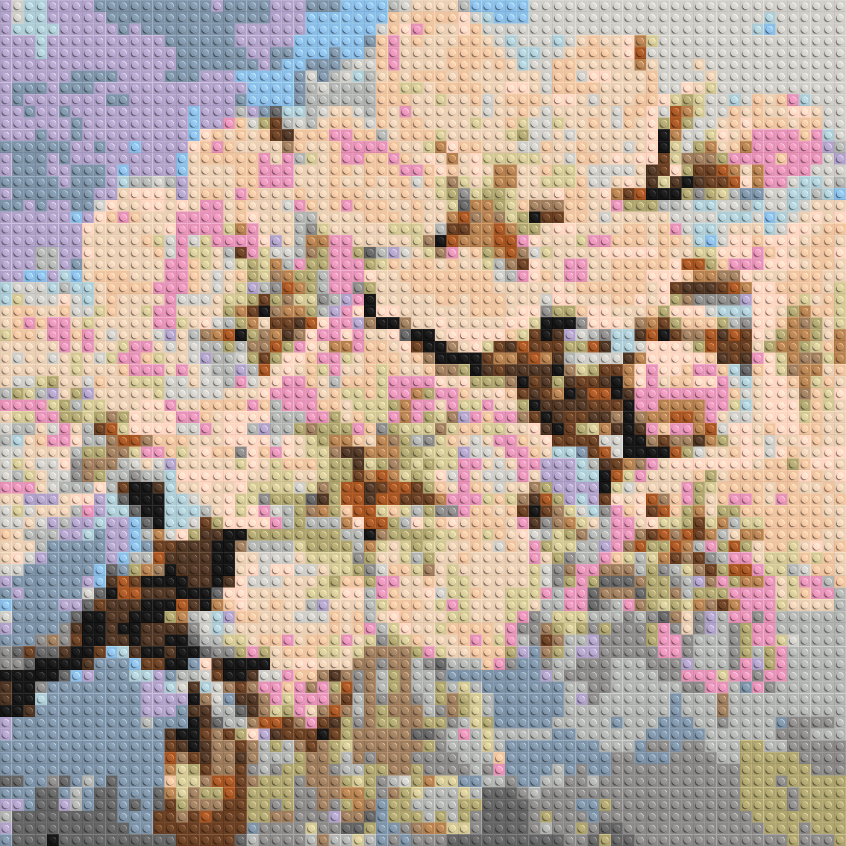 Cherry Blossom – A Moment of Fleeting Light by Joséphine Machalani - Brick Art Mosaic Kit 3x3 large