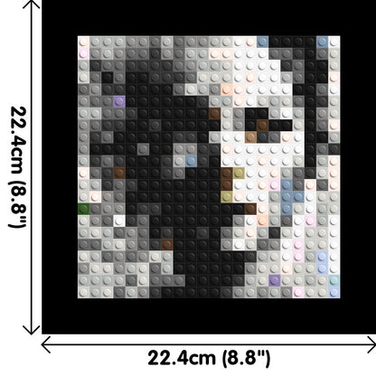 Evaporation – Between Presence and Disappearance by Joséphine Machalani - Brick Art Mosaic Kit 1x1 large