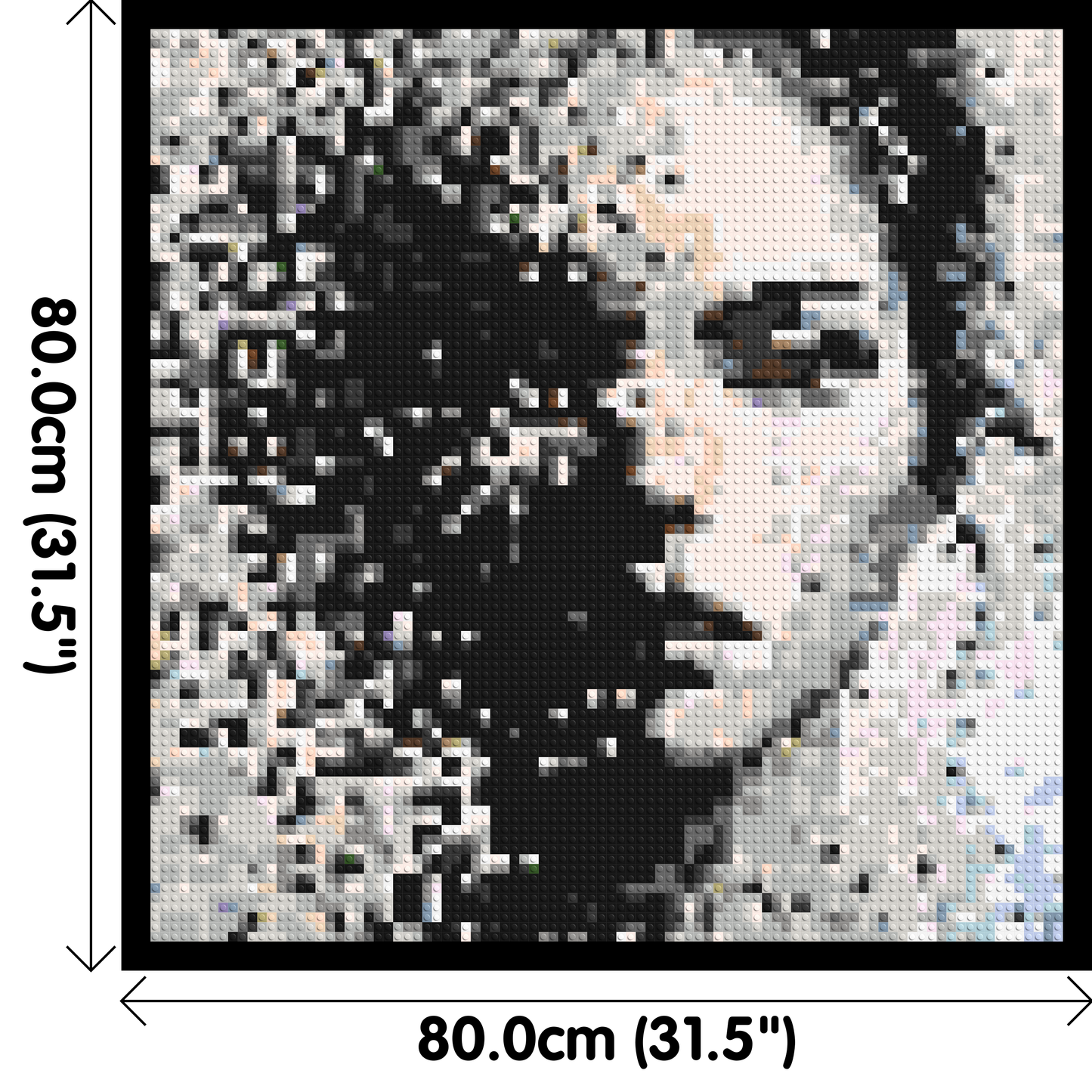 Evaporation – Between Presence and Disappearance by Joséphine Machalani - Brick Art Mosaic Kit 4x4 large