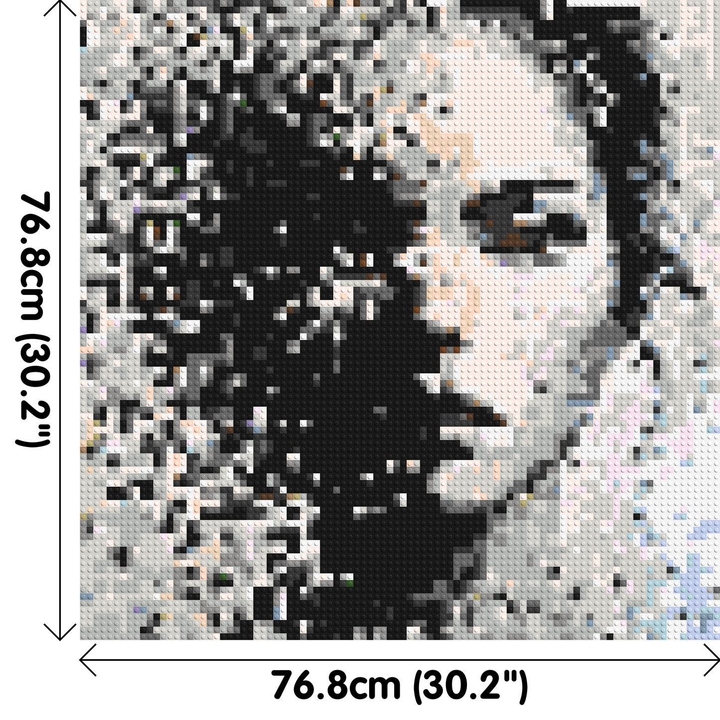 Evaporation – Between Presence and Disappearance by Joséphine Machalani - Brick Art Mosaic Kit 4x4 large