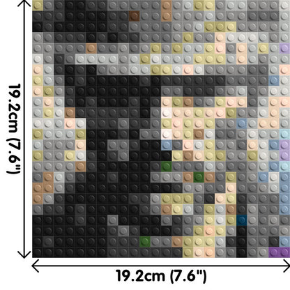Incognito – A Presence Hidden in Plain Sight by Joséphine Machalani - Brick Art Mosaic Kit 1x1 large