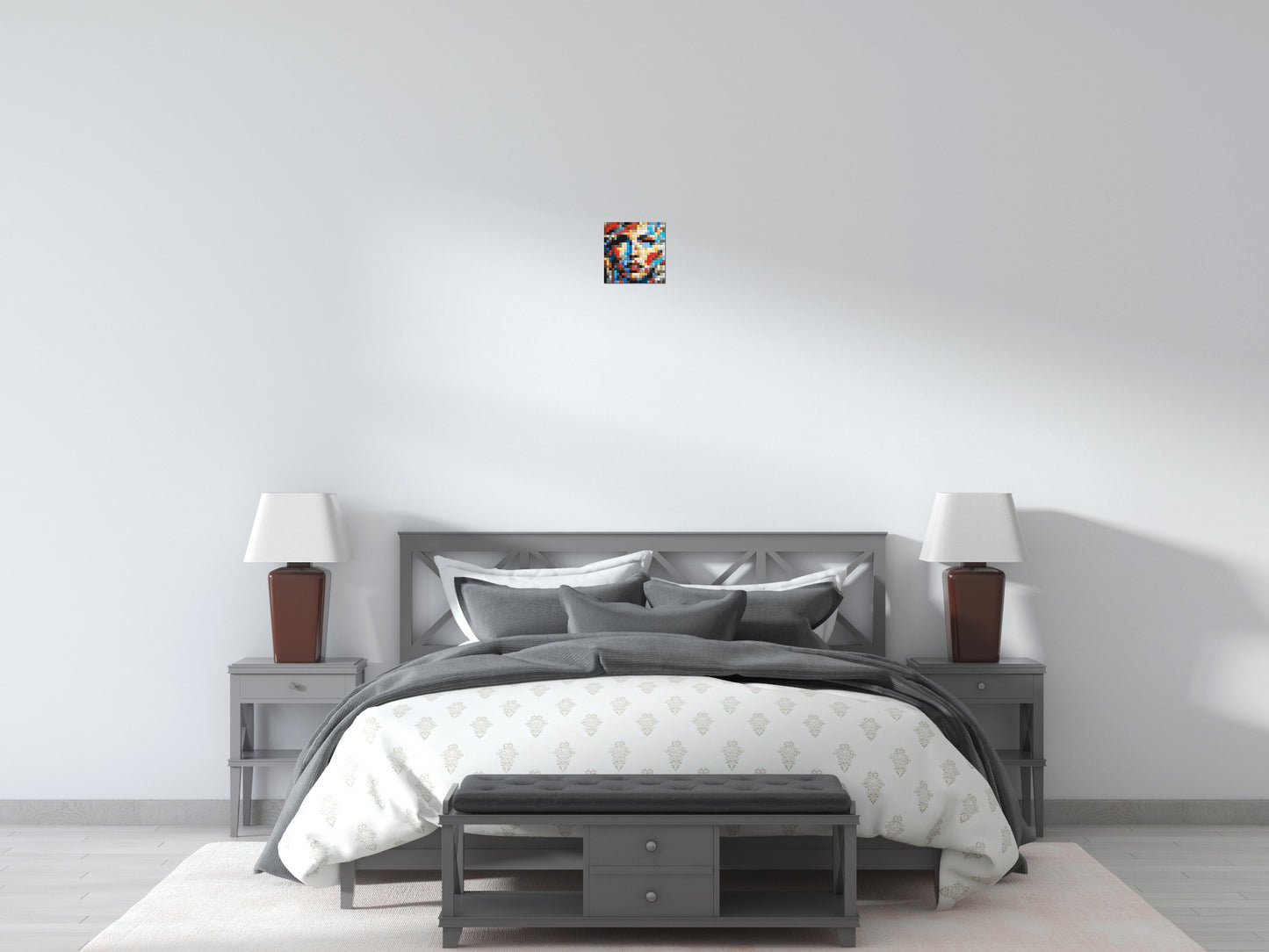 Eccentric – A Dance of Unpredictable Color by Joséphine Machalani - Brick Art Mosaic Kit 1x1 large