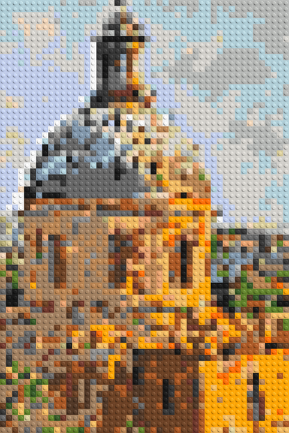 Toulouse by Joséphine Machalani - Brick Art Mosaic Kit 2x3 large