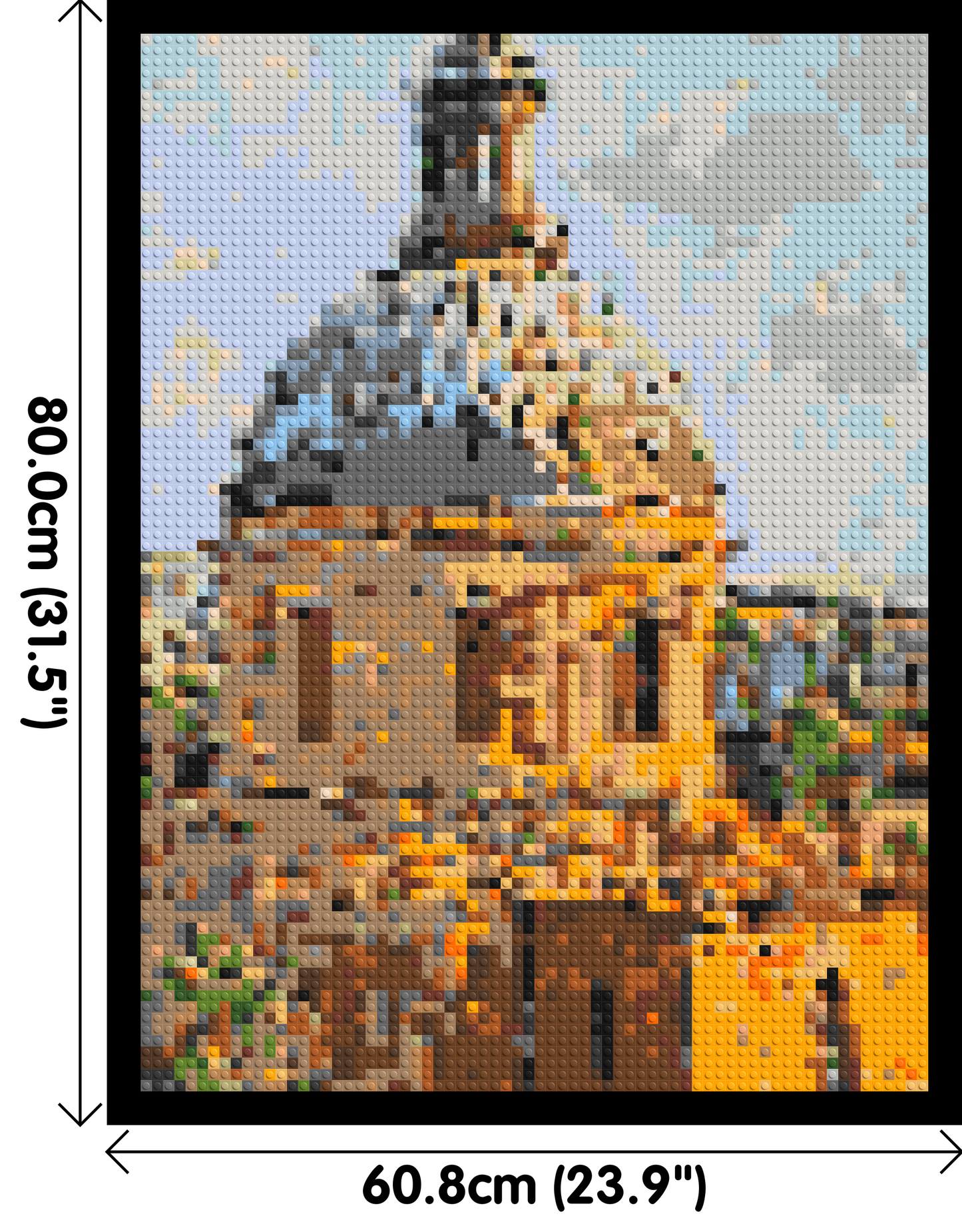 Toulouse by Joséphine Machalani - Brick Art Mosaic Kit 3x4 large
