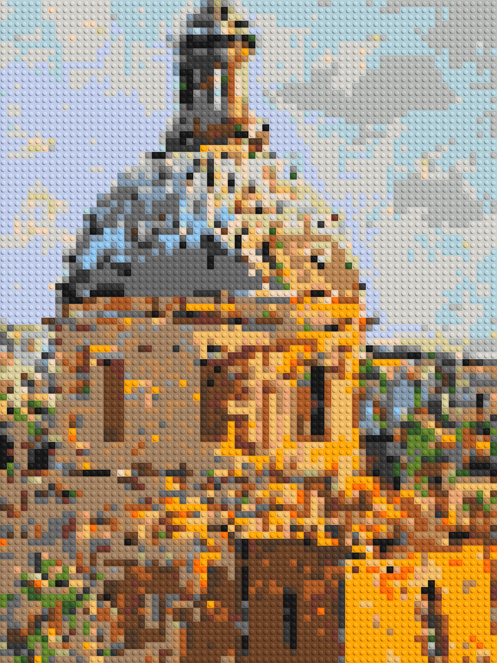 Toulouse by Joséphine Machalani - Brick Art Mosaic Kit 3x4 large