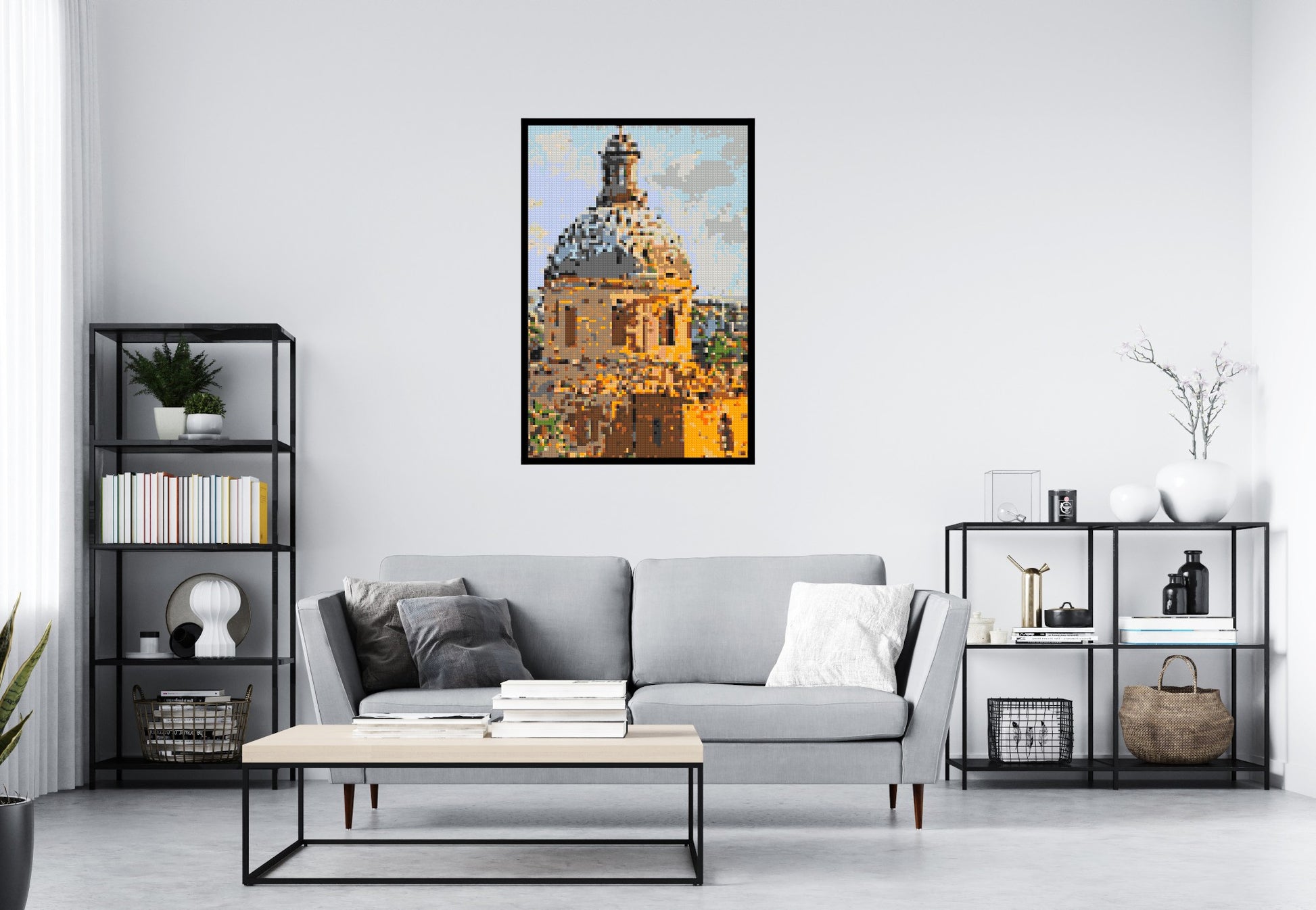 Toulouse by Joséphine Machalani - Brick Art Mosaic Kit 4x6 scene with frame