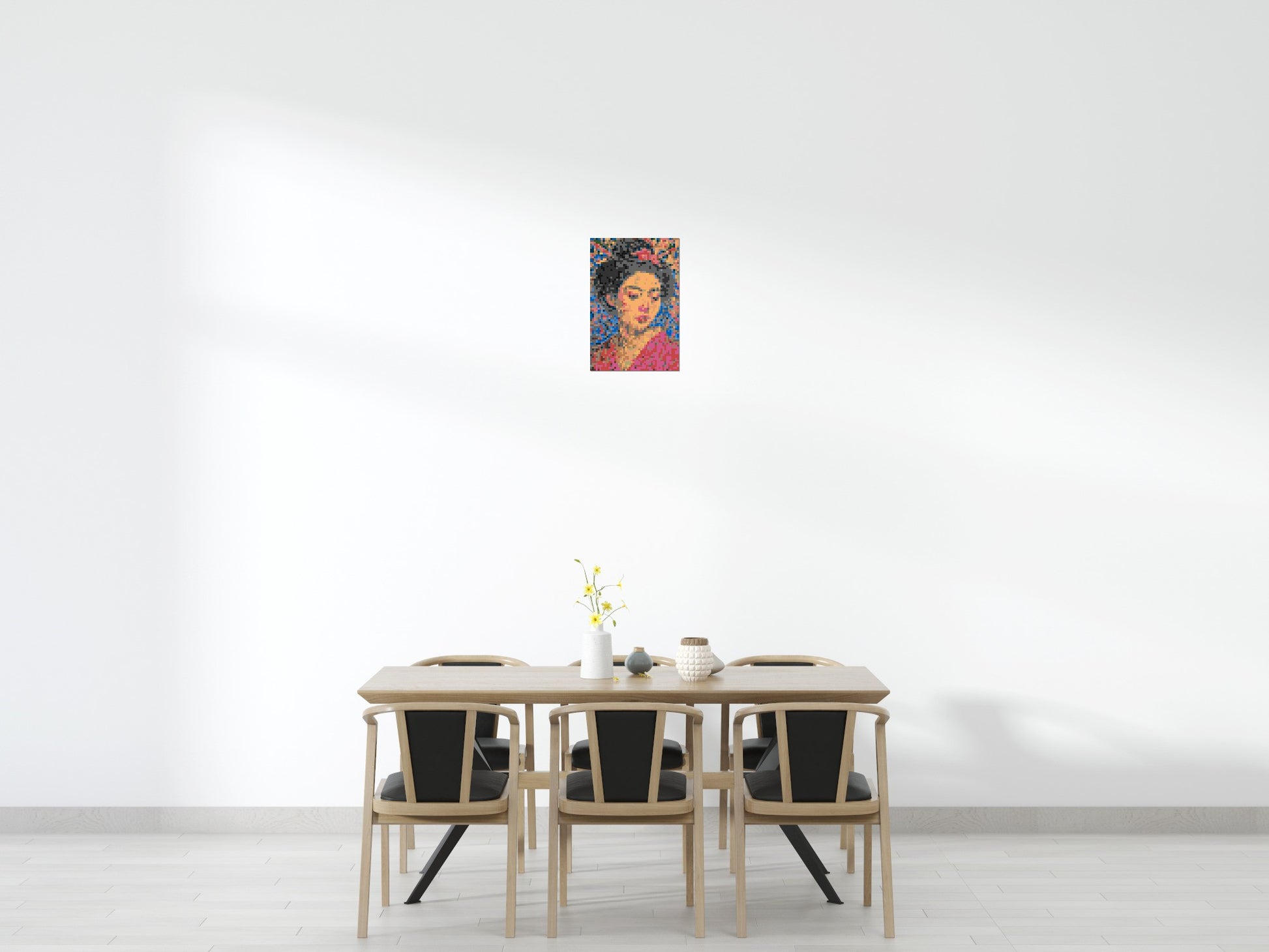 Sakura – A Woman Shaped by Light by Joséphine Machalani - Brick Art Mosaic Kit 2x3 scene