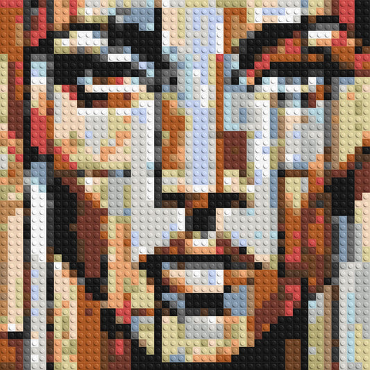Vogue – A Portrait Shaped by Style by Joséphine Machalani - Brick Art Mosaic Kit 2x2 large