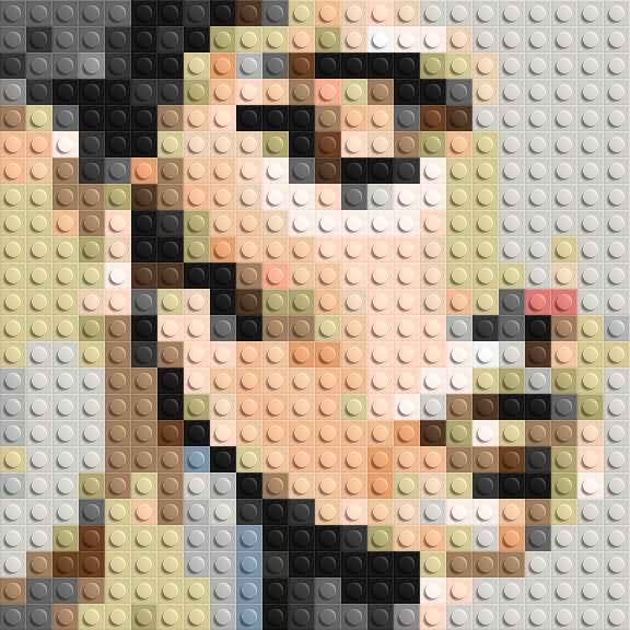 Serenity – A Quiet Breath of Light by Joséphine Machalani - Brick Art Mosaic Kit 1x1 large