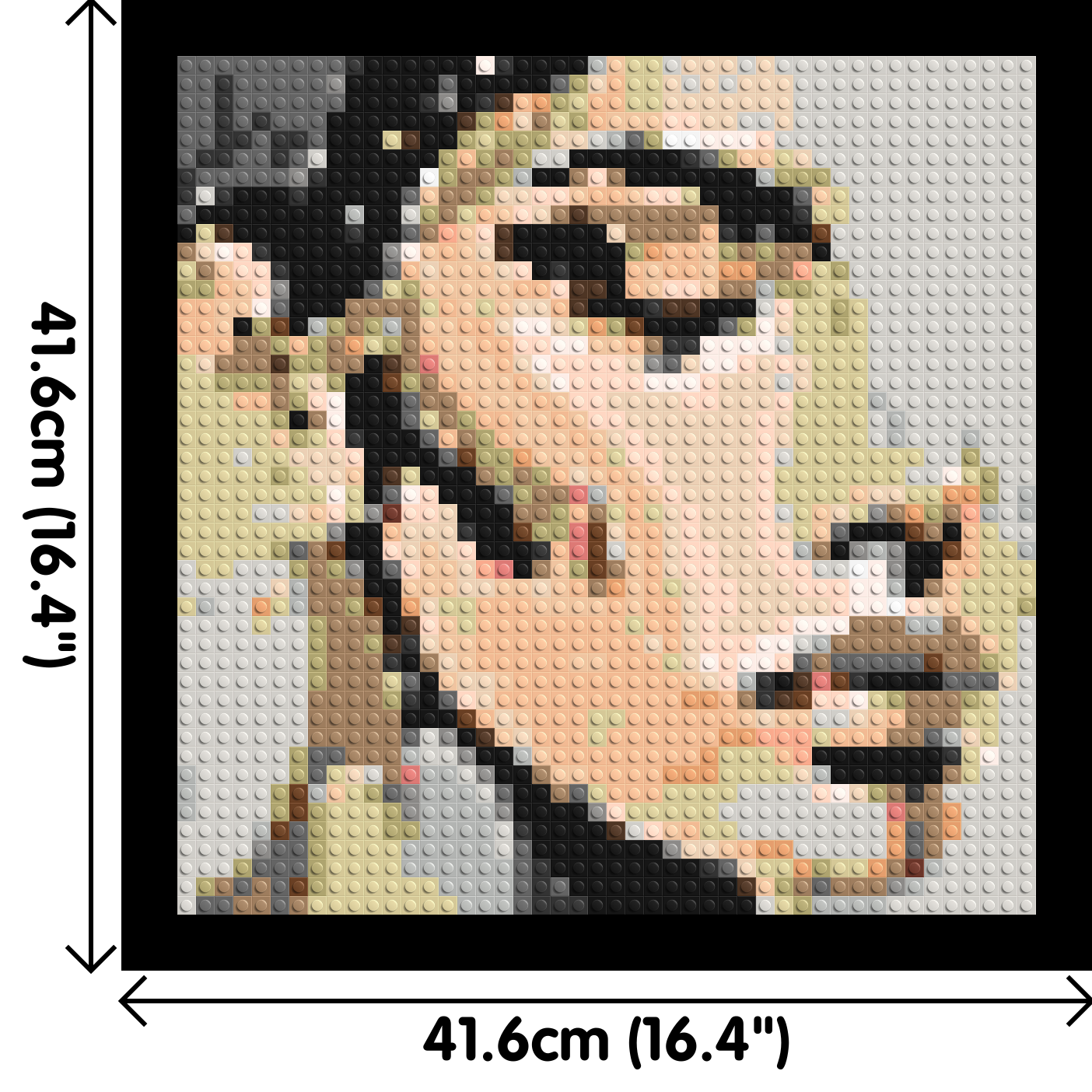Serenity – A Quiet Breath of Light by Joséphine Machalani - Brick Art Mosaic Kit 2x2 large