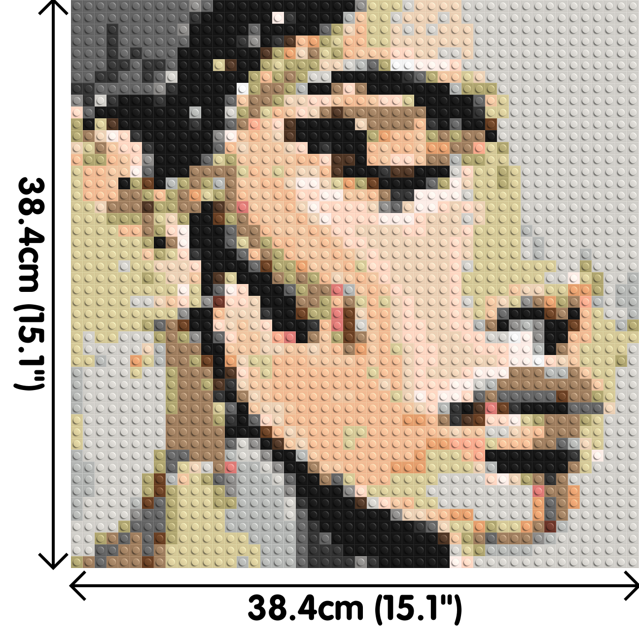 Serenity – A Quiet Breath of Light by Joséphine Machalani - Brick Art Mosaic Kit 2x2 large