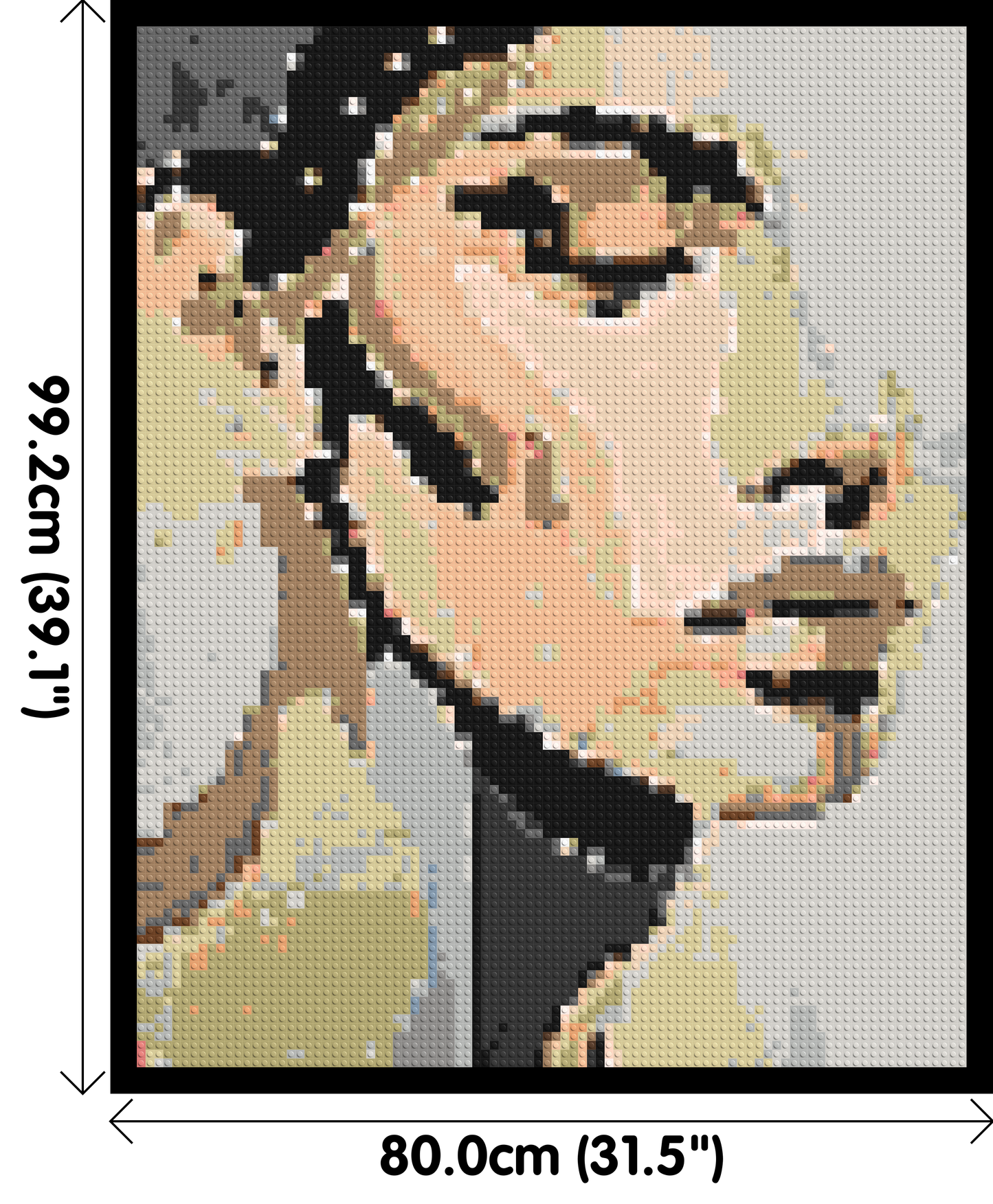 Serenity – A Quiet Breath of Light by Joséphine Machalani - Brick Art Mosaic Kit 4x5 large