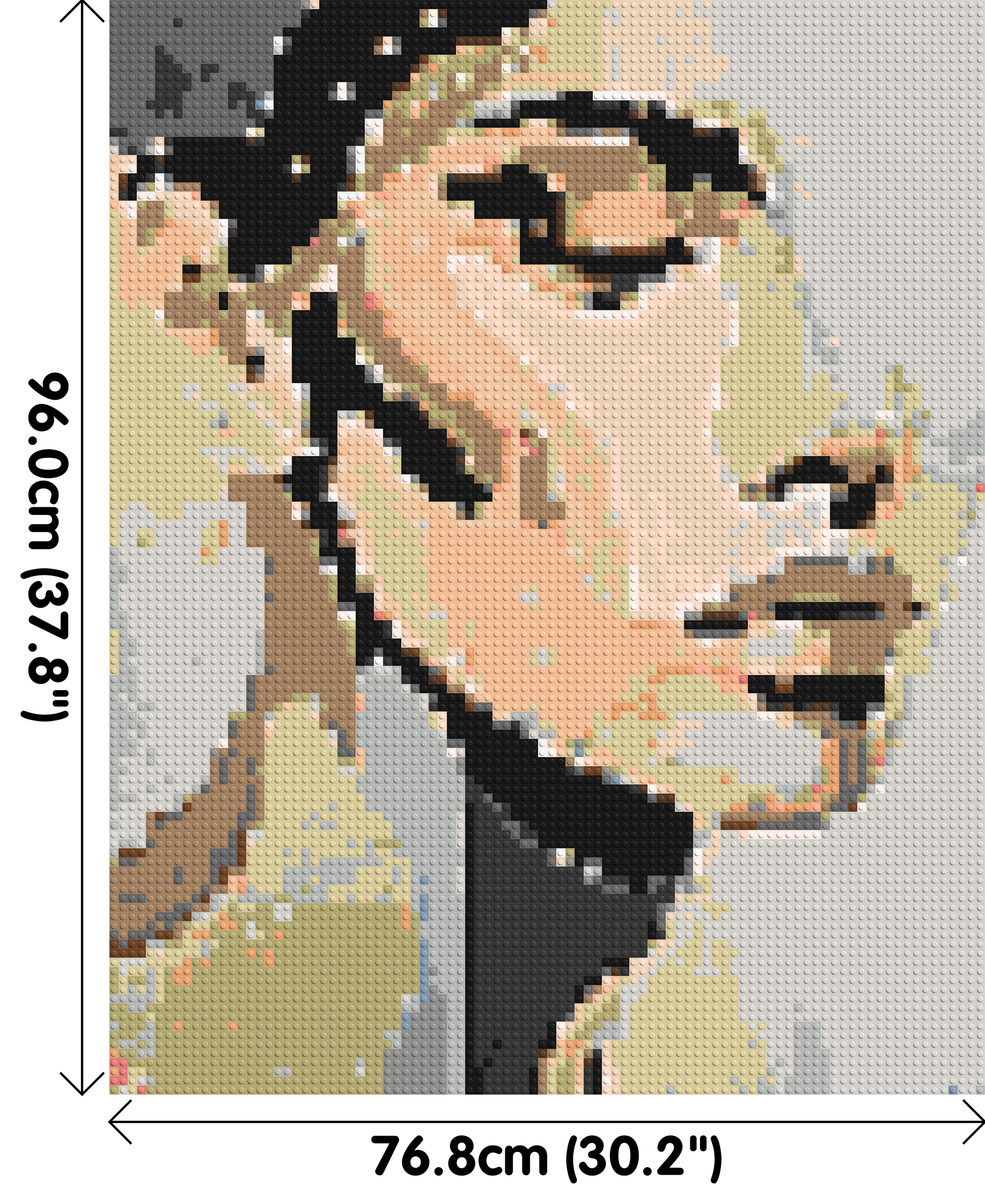 Serenity – A Quiet Breath of Light by Joséphine Machalani - Brick Art Mosaic Kit 4x5 dimensions