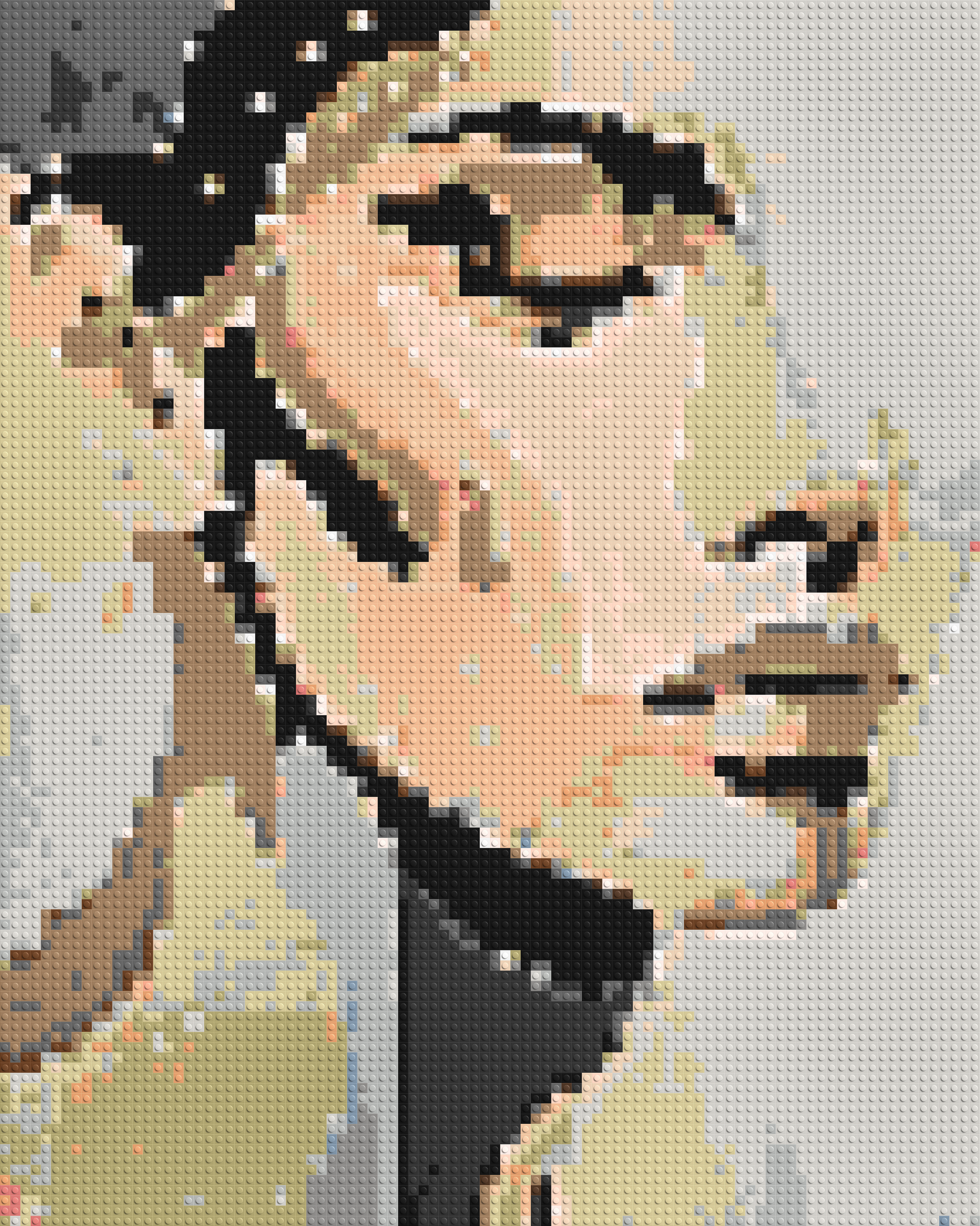 Serenity – A Quiet Breath of Light by Joséphine Machalani - Brick Art Mosaic Kit 4x5 large