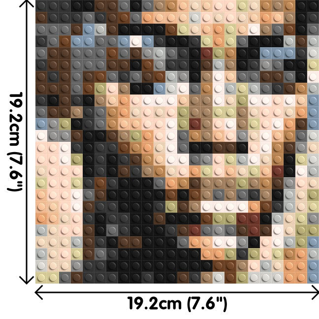 Ferocity – The Pulse of Untamed Energy by Joséphine Machalani - Brick Art Mosaic Kit 1x1 dimensions