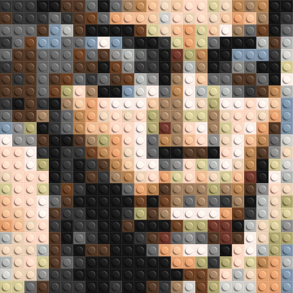 Ferocity – The Pulse of Untamed Energy by Joséphine Machalani - Brick Art Mosaic Kit 1x1 large