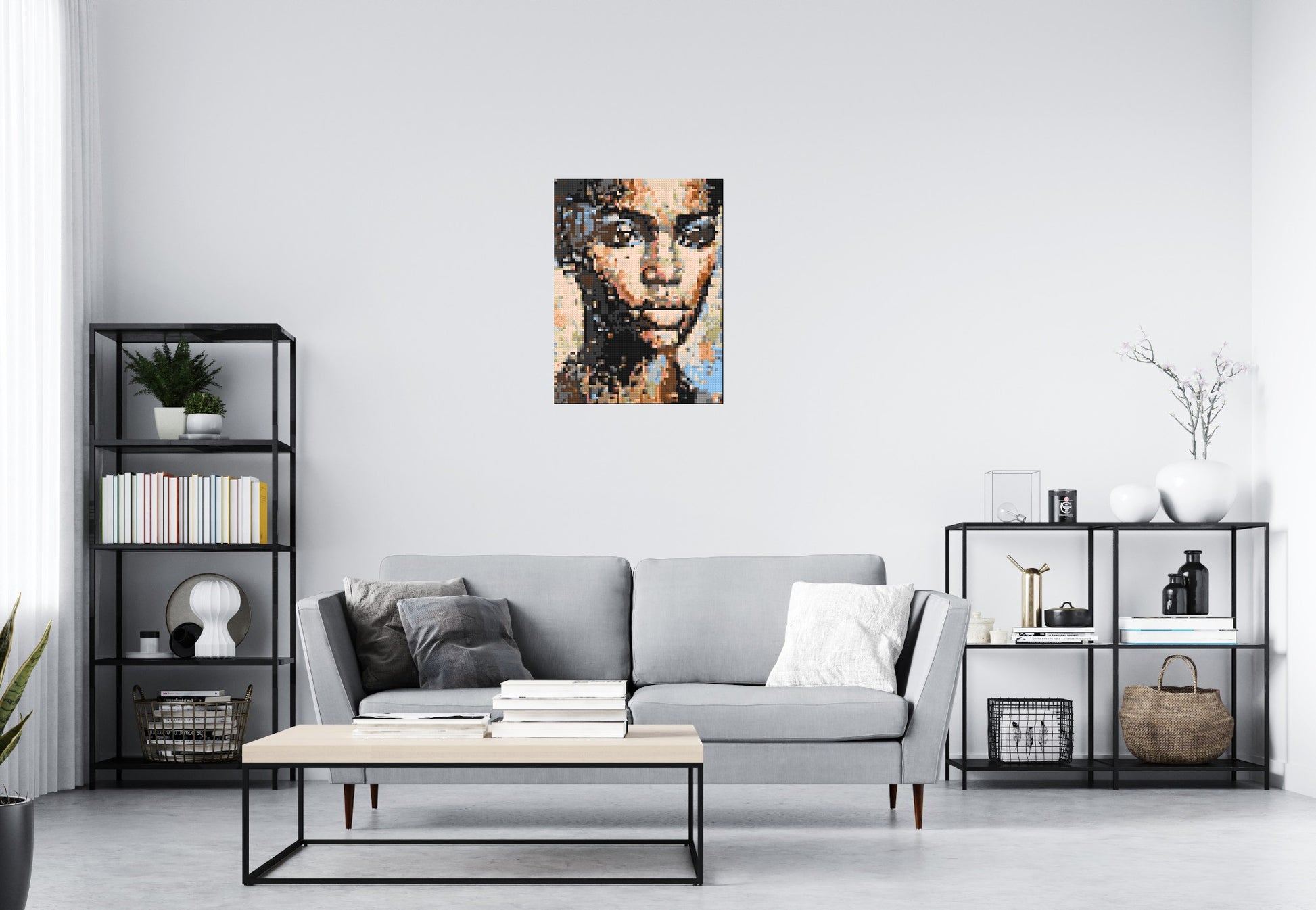 Ferocity – The Pulse of Untamed Energy by Joséphine Machalani - Brick Art Mosaic Kit 3x4 scene
