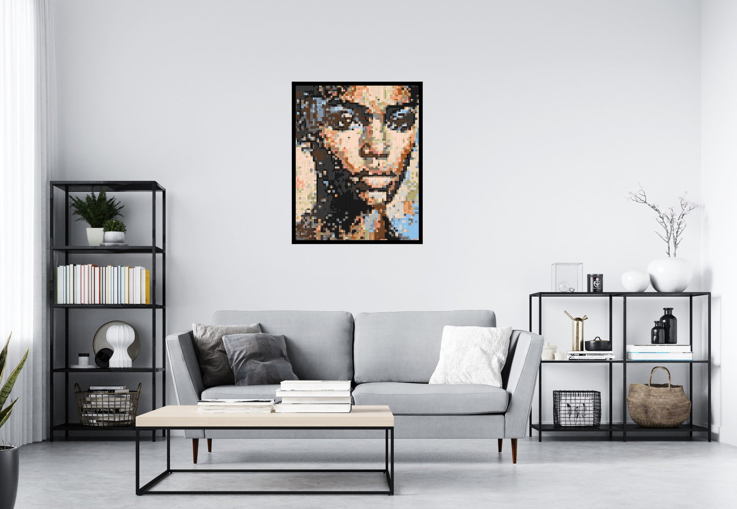 Ferocity – The Pulse of Untamed Energy by Joséphine Machalani - Brick Art Mosaic Kit 4x5 large