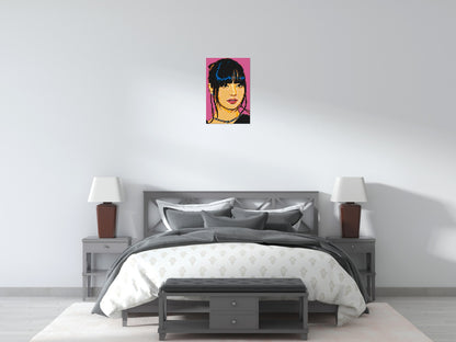 Lisa of BLACKPINK Comic Pop Art - Brick Art Mosaic Kit 2x3 large