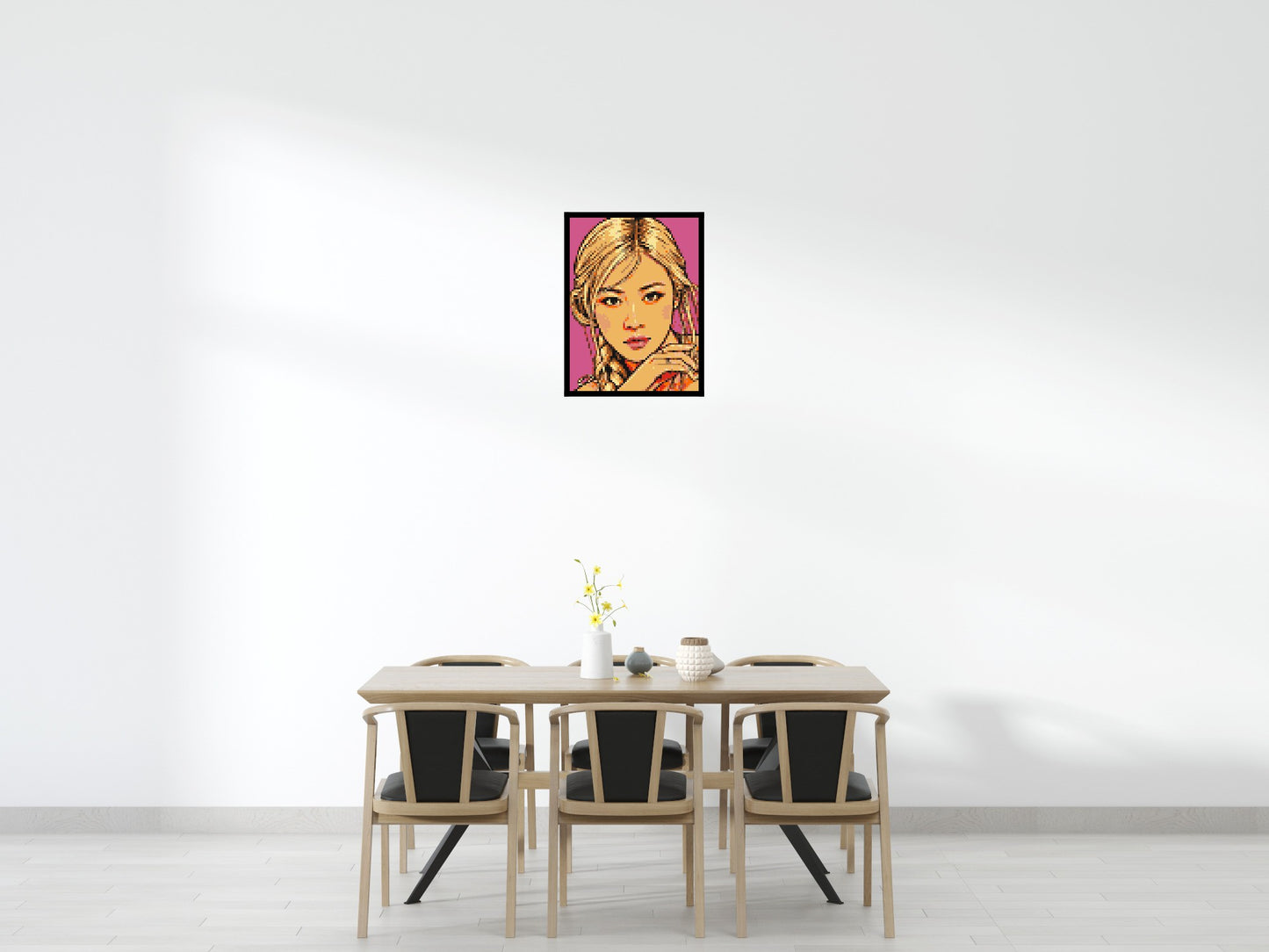 Rosé of BLACKPINK Comic Pop Art - Brick Art Mosaic Kit 3x4 large
