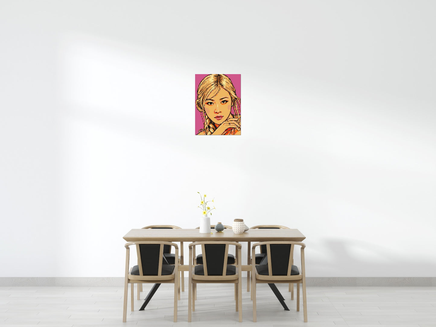 Rosé of BLACKPINK Comic Pop Art - Brick Art Mosaic Kit 3x4 large