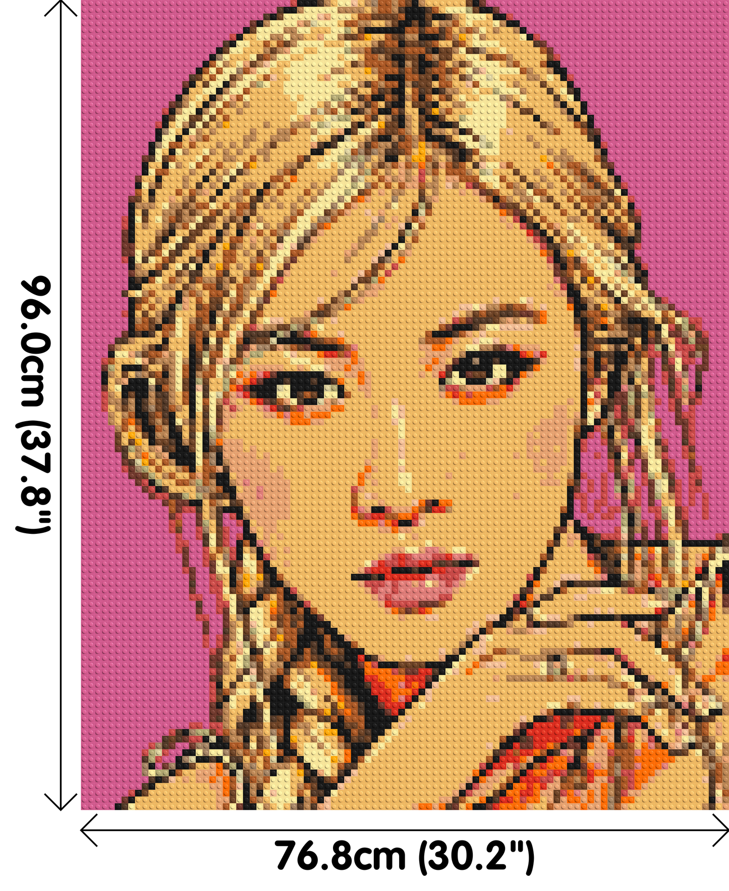 Rosé of BLACKPINK Comic Pop Art - Brick Art Mosaic Kit 4x5 large